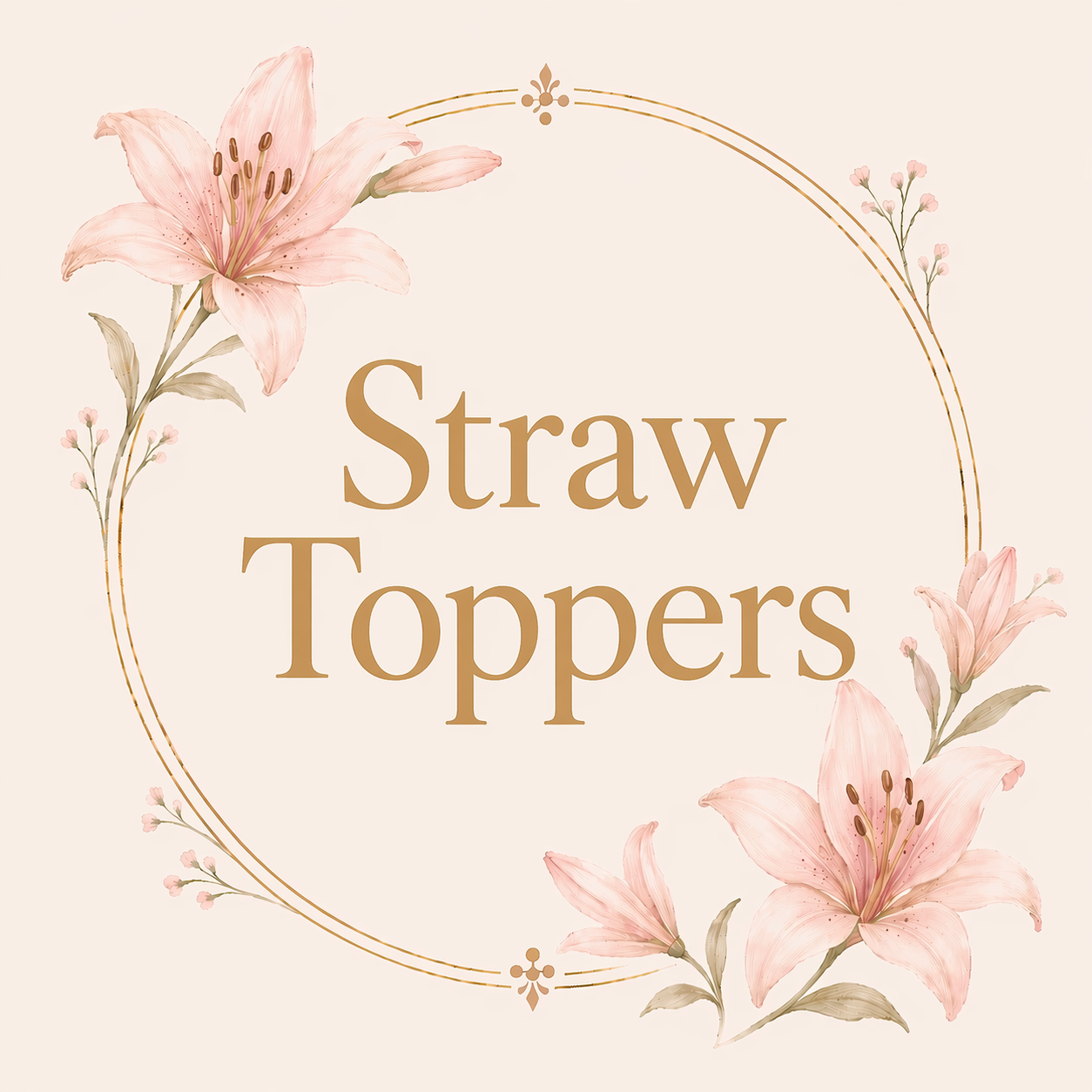 Straw Toppers✨